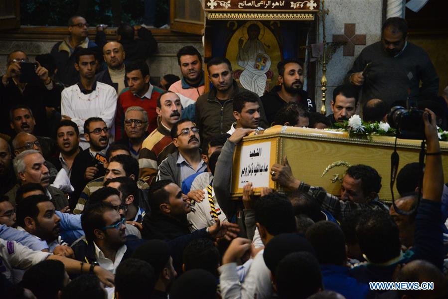 EGYPT-CAIRO-CHURCH ATTACK-FUNERAL