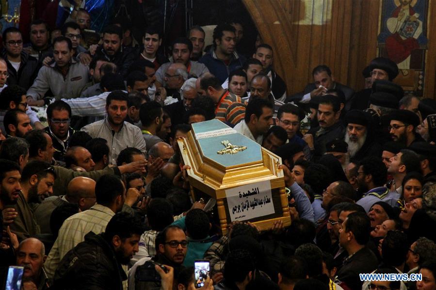 EGYPT-CAIRO-CHURCH ATTACK-FUNERAL