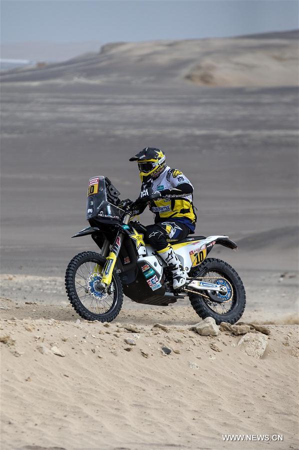 (SP)PERU-PISCO-DAKAR RALLY-STAGE 2