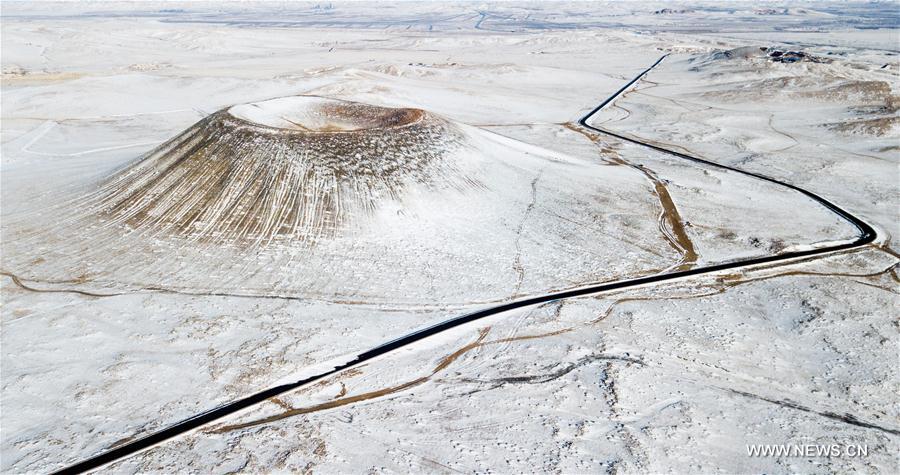 CHINA-INNER MONGOLIA-VOLCANO-WINTER SCENERY (CN)