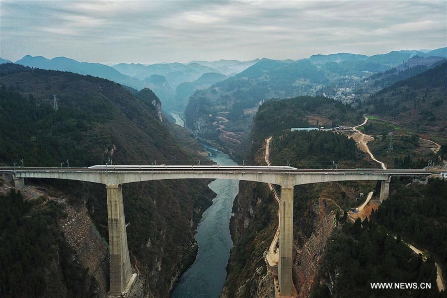 CHINA-CHONGQING-GUIYANG RAILWAY-TRIAL RUN (CN)