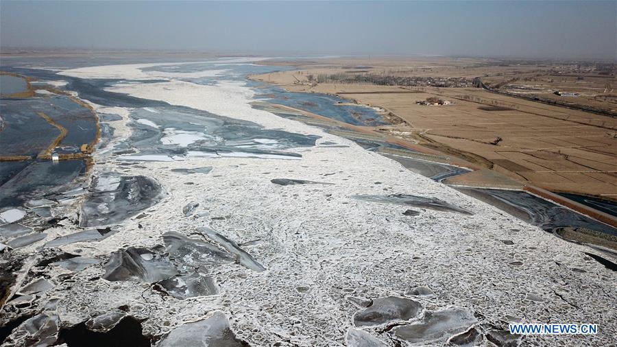 CHINA-NINGXIA-YELLOW RIVER-FREEZE (CN)