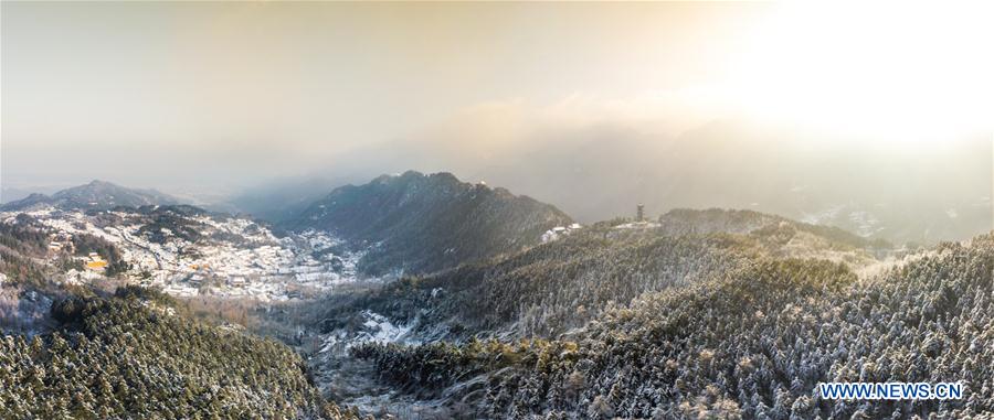 CHINA-ANHUI-JIUHUA MOUNTAIN-SCENERY (CN)