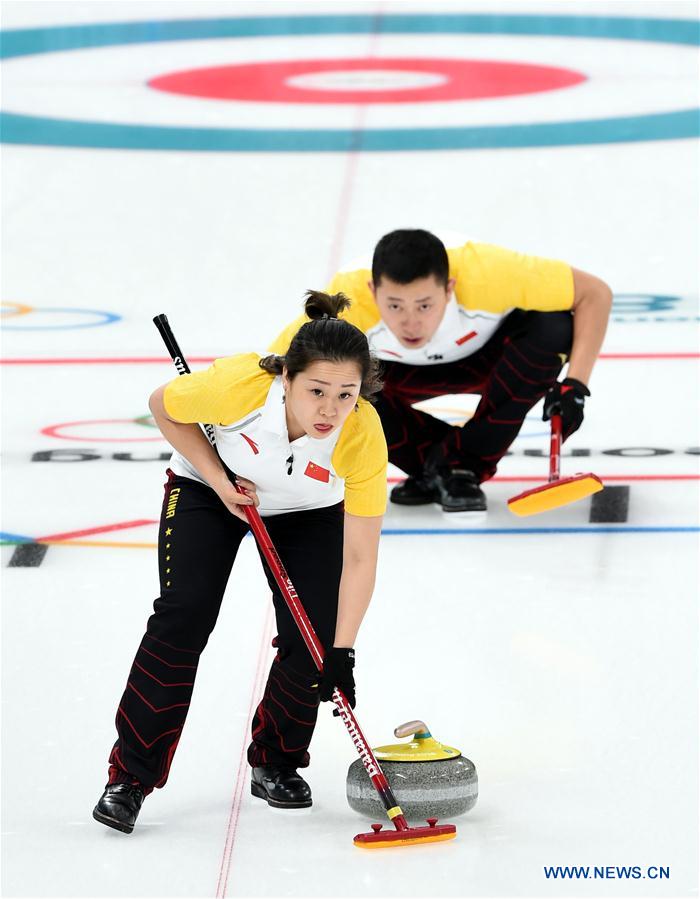 (SP)OLY-SOUTH KOREA-PYEONGCHANG-CURLING-MIXED DOUBLES-CHN VS NOR