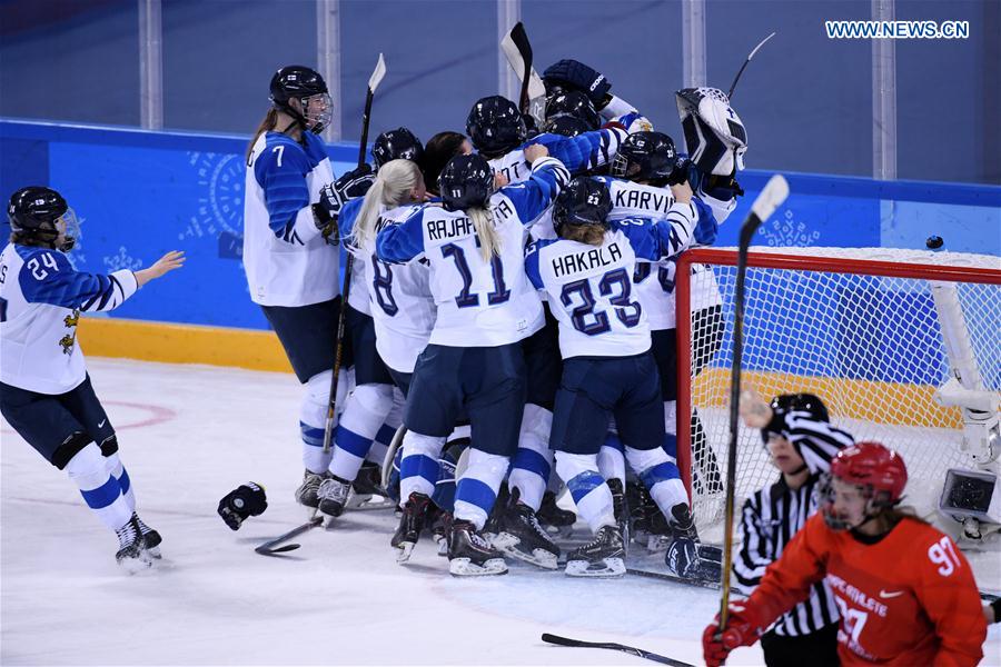 (SP)OLY-SOUTH KOREA-PYEONGCHANG-ICE HOCKEY-WOMEN-BRONZE MEDAL GAME