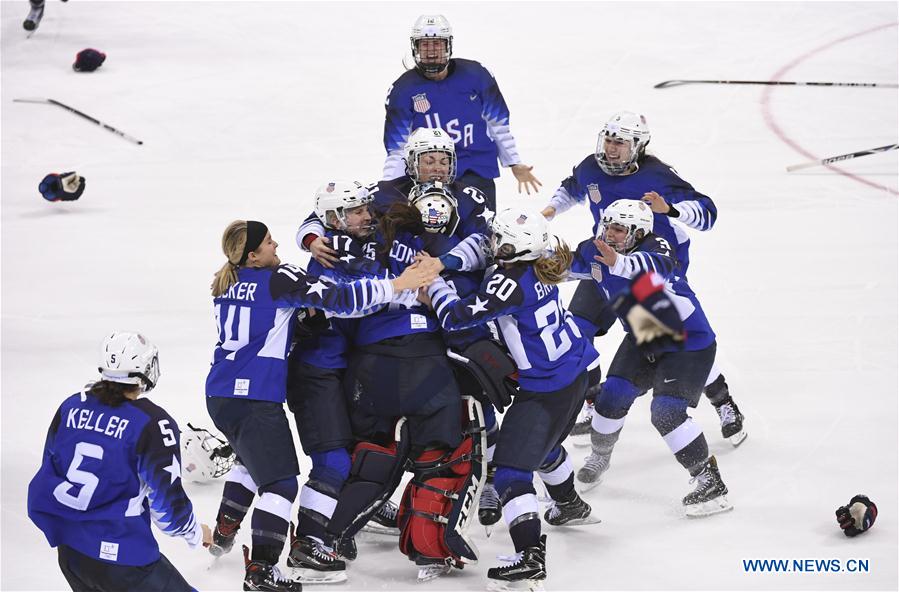 (SP)OLY-SOUTH KOREA-PYEONGCHANG-ICE HOCKEY-WOMEN-FINAL-USA VS CAN