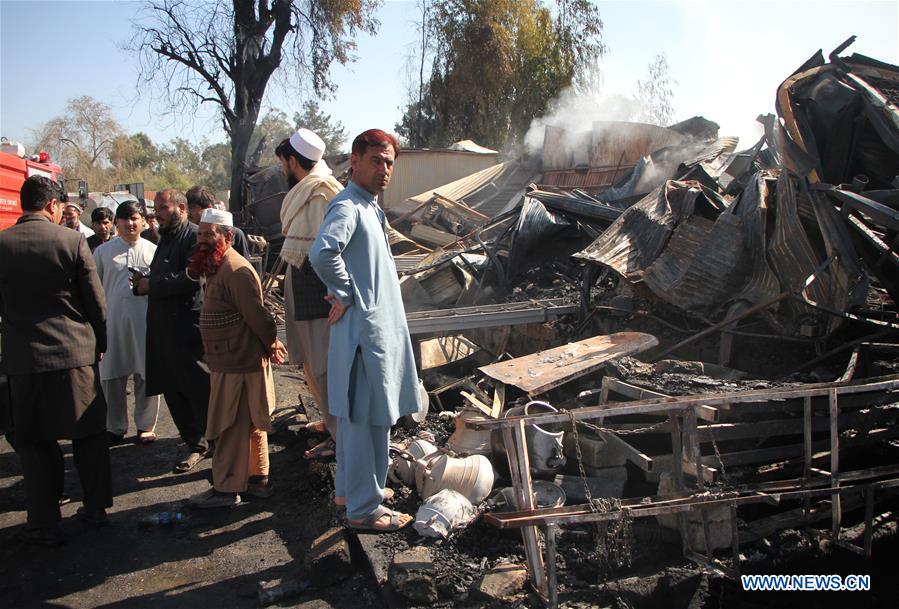 AFGHANISTAN-NANGARHAR-OIL TANKER-FIRE