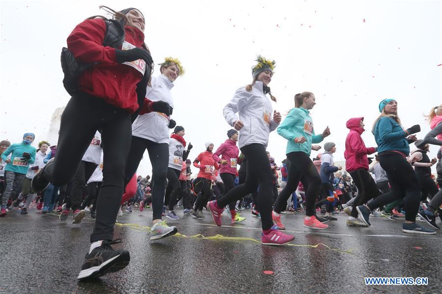 BELARUS-MINSK-WOMEN'S DAY-"BEAUTY RUN" 