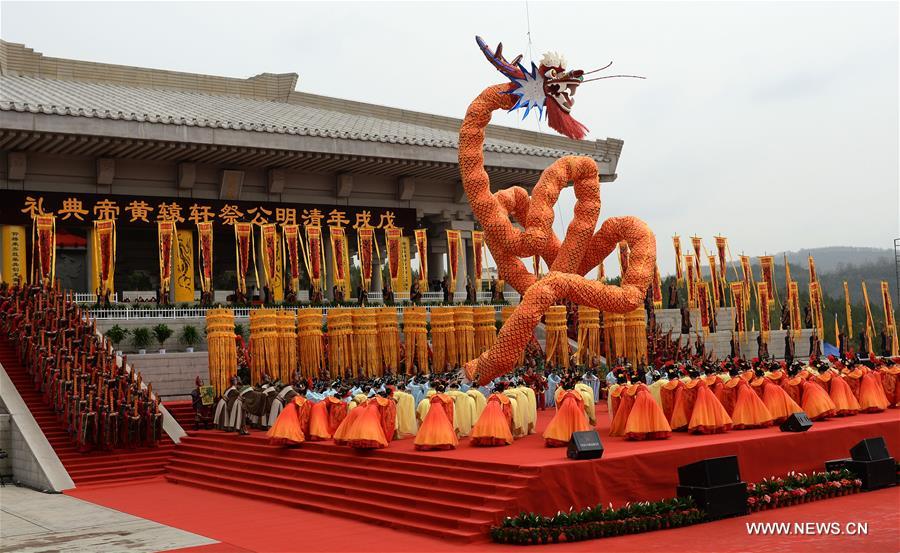 CHINA-SHAANXI-HUANGDI-CEREMONY (CN) 