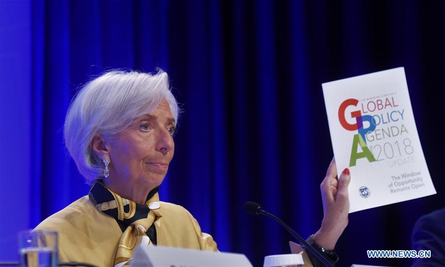 U.S.-WASHINGTON D.C.-IMF-WORLD BANK-PRESS CONFERENCE-LAGARDE