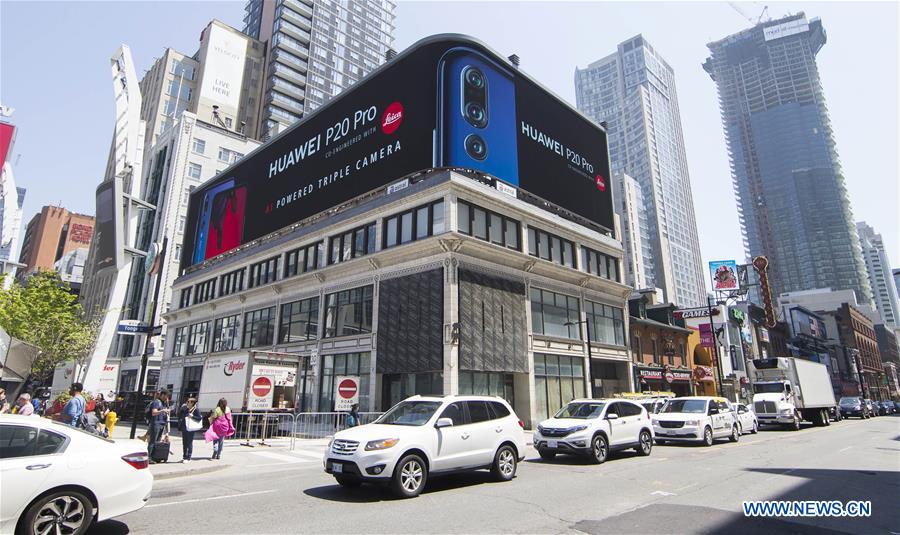 CANADA-TORONTO-HUAWEI SMARTPHONE