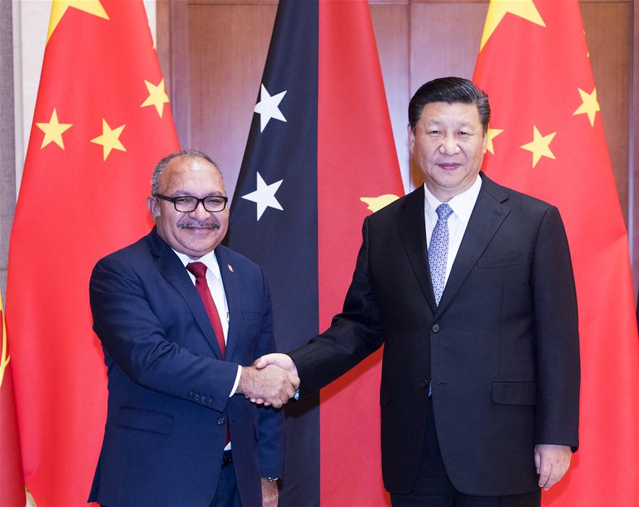 CHINA-BEIJING-XI JINPING-PAPUA NEW GUINEA-PM-MEETING (CN)