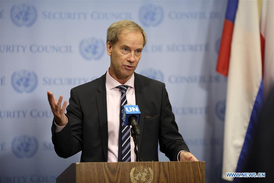 UN-SECURITY COUNCIL-OLOF SKOOG-YEMEN-PRESS ENCOUNTER