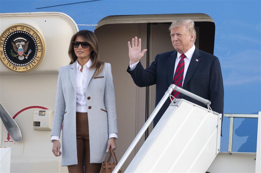 FINLAND-HELSINKI-U.S.-TRUMP-ARRIVAL