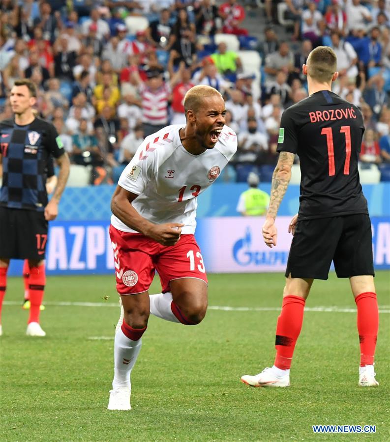 (SP)RUSSIA-NIZHNY NOVGOROD-2018 WORLD CUP-ROUND OF 16-CROATIA VS DENMARK