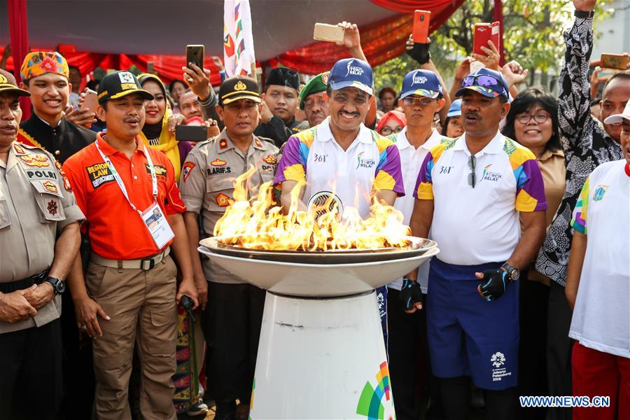 (SP)INDONESIA-JAKARTA-ASIAN GAMES-TORCH RELAY