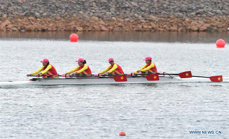 (SP)INDONESIA-PALEMBANG-ASIAN GAMES-WOMEN'S LIGHTWEIGHT QUADRUPLE SCULLS