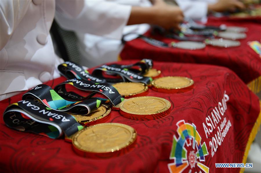 (SP)INDONESIA-PALEMBANG-ASIAN GAMES-BOWLING-MEN'S TEAM OF SIX