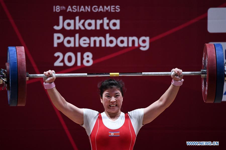 (SP)INDONESIA-JAKARTA-ASIAN GAMES 2018-WEIGHTLIFTING