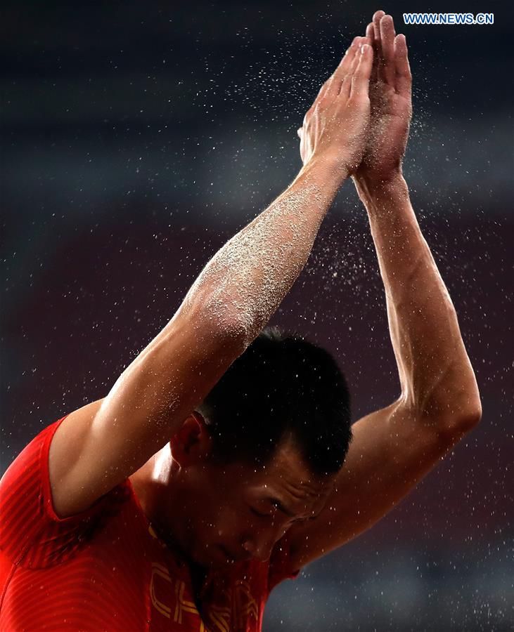 (SP)INDONESIA-JAKARTA-ASIAN GAMES-ATHLETICS-MEN'S LONG JUMP