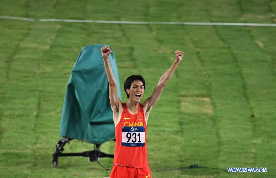 (SP)INDONESIA-JAKARTA-ASIAN GAMES-ATHLETICS-MEN'S HIGH JUMP