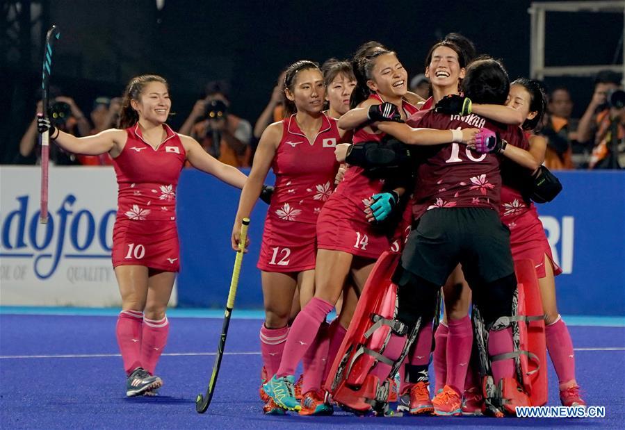 (SP)INDONESIA-JAKARTA-ASIAN GAMES-HOCKEY-WOMEN'S FINAL