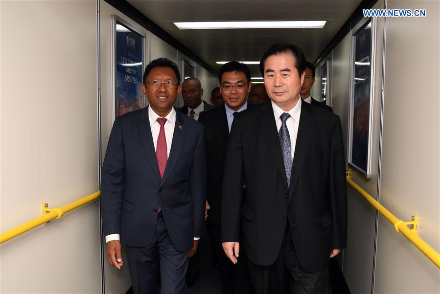 CHINA-BEIJING-MADAGASCAR-PRESIDENT-ARRIVAL (CN)