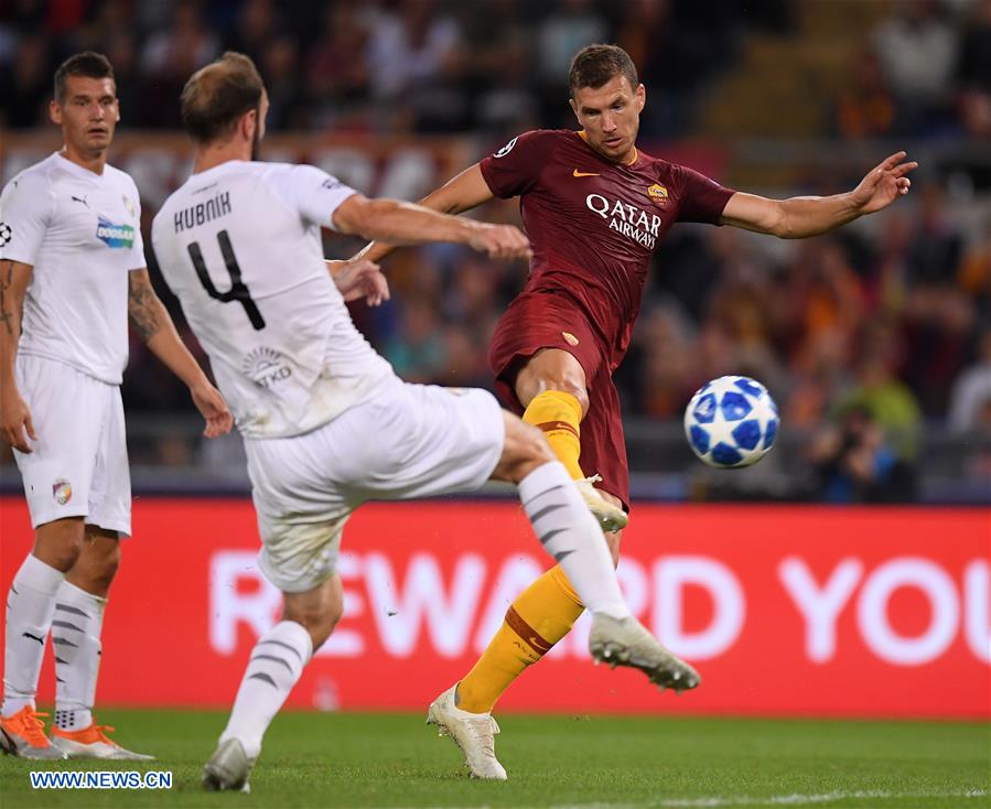 (SP)ITALY-ROME-SOCCER-UEFA CHAMPIONS LEAGUE-ROMA VS VIKTORIA PLZEN