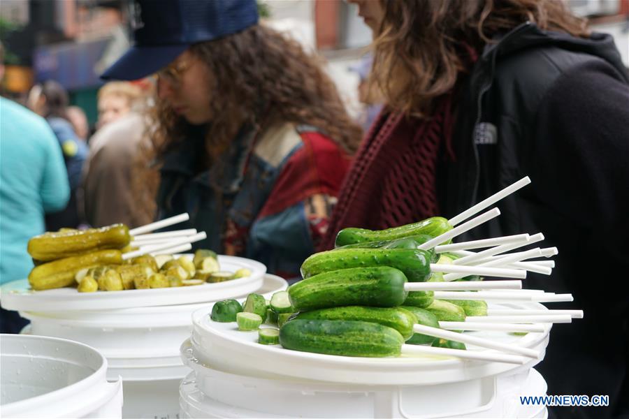 U.S.-NEW YORK-PICKLE DAY