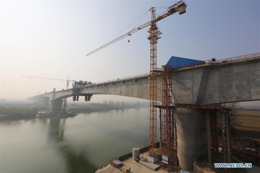 #CHINA-HUBEI-XIANGYANG-HIGH-SPEED RAILWAY-BRIDGE (CN)