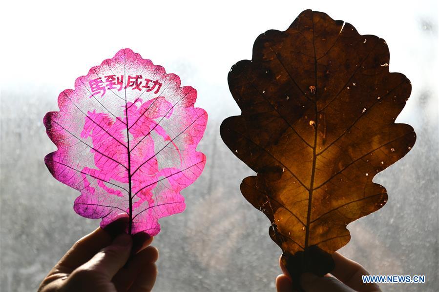 #CHINA-HEBEI-SHIJIAZHUANG-LEAF CARVING (CN)