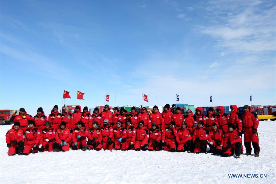 ANTARCTICA-CHINA-INLAND EXPEDITION-DEPATURE