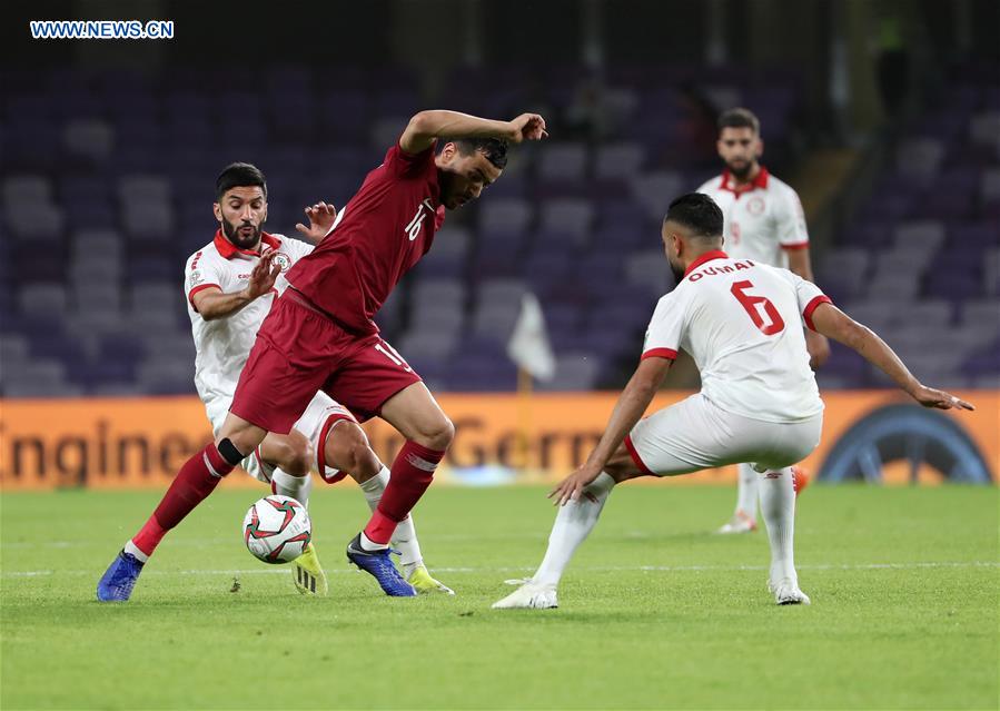 (SP)UAE-AL AIN-SOCCER-ASIAN CUP-QATAR VS LEBANON