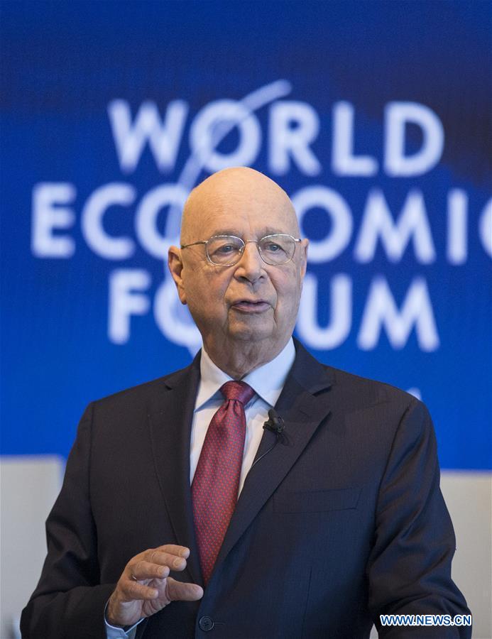 SWITZERLAND-GENEVA-WEF-KLAUS SCHWAB-PRESS CONFERENCE