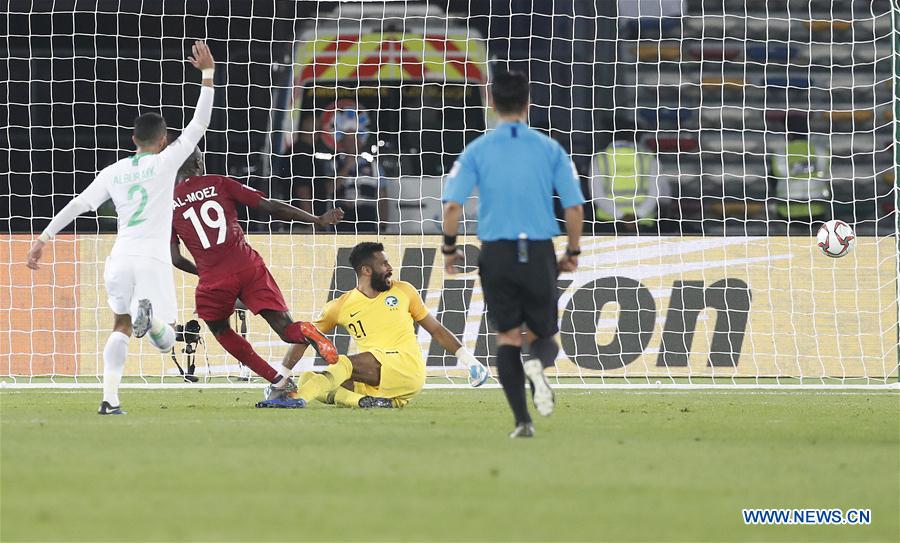 (SP)UAE-ABU DHABI-SOCCER-AFC ASIAN CUP 2019-GROUP E-SAU VS QAT