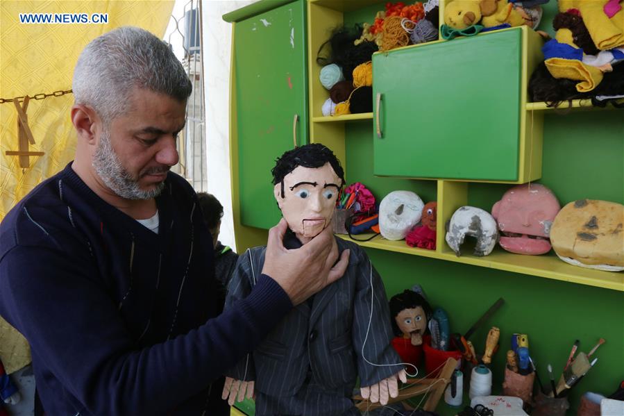 PALESTINE-GAZA CITY-MARIONETTE