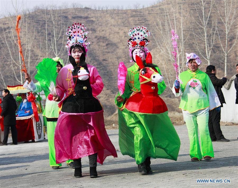 CHINA-HEBEI-LUNAR NEW YEAR-REHEARSAL (CN)