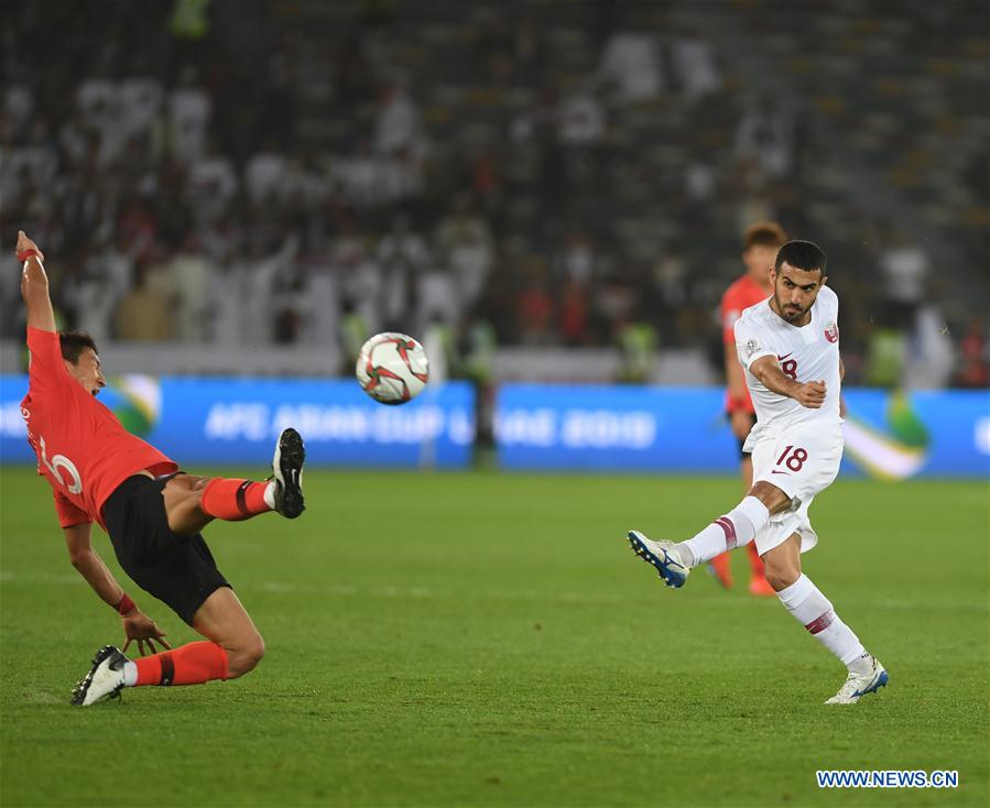 (SP)UAE-ABU DHABI-SOCCER-AFC ASIAN CUP 2019-QUARTERFINAL-KOR VS QAT