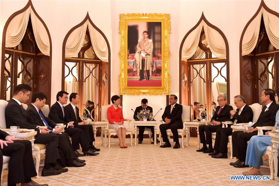 THAILAND-CHINA-PRAYUT CHAN-O-CHA-CARRIE LAM-MEETING