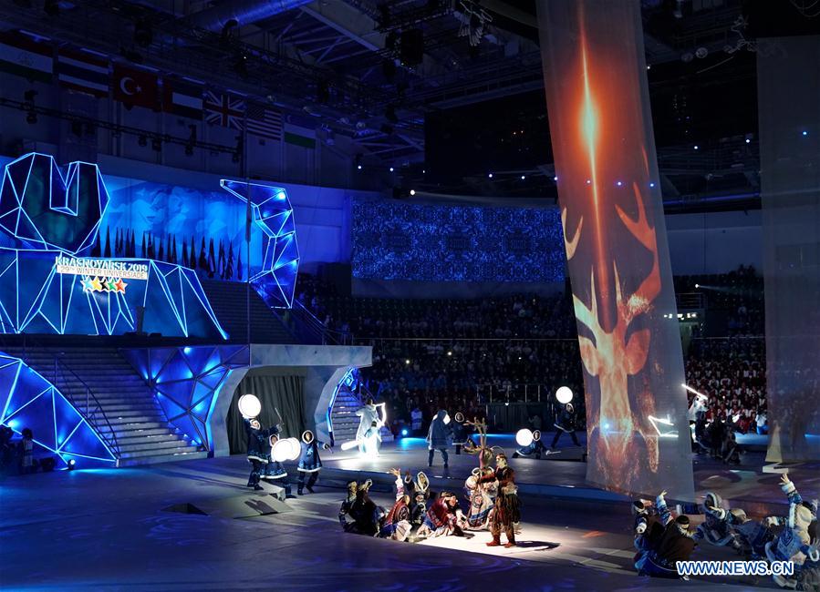 (SP)RUSSIA-KRASNOYARSK-29TH WINTER UNIVERSIADE-OPENING CEREMONY