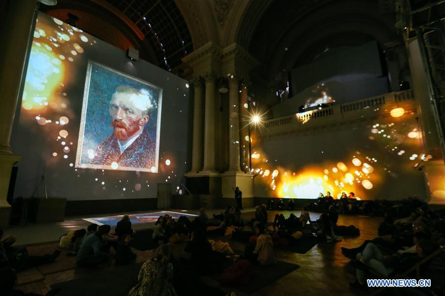 BELGIUM-BRUSSELS-VAN GOGH-IMMERSIVE EXHIBITION