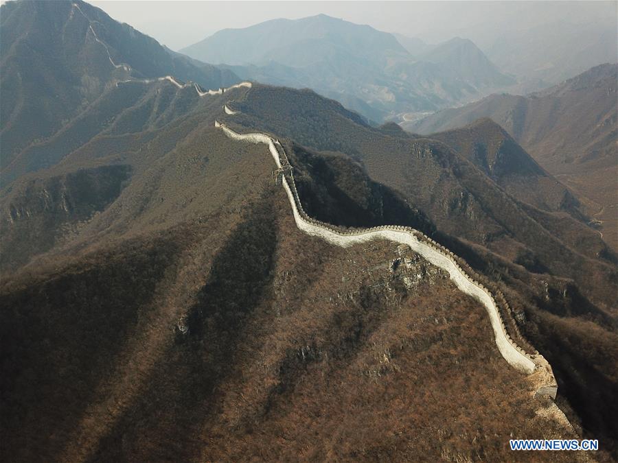 CHINA-BEIJING-GREAT WALL-JIUYANLOU-AERIAL VIEW (CN)