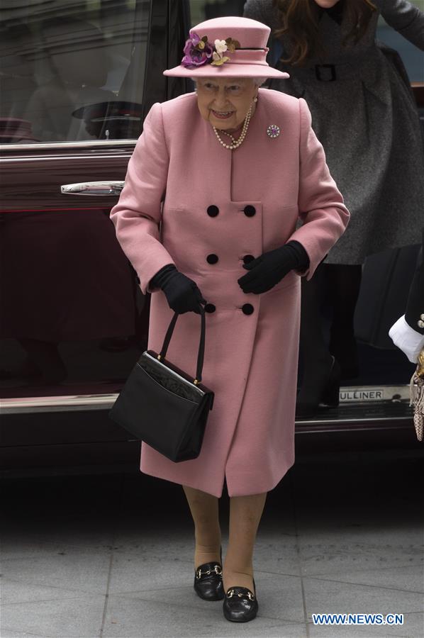 BRITAIN-LONDON-QUEEN ELIZABETH II-DUCHESS OF CAMBRIDGE-VISIT