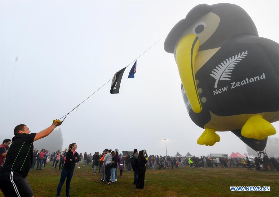 NEW ZEALAND-HAMILTON-HOT AIR BALLOON FESTIVAL-CLOSING