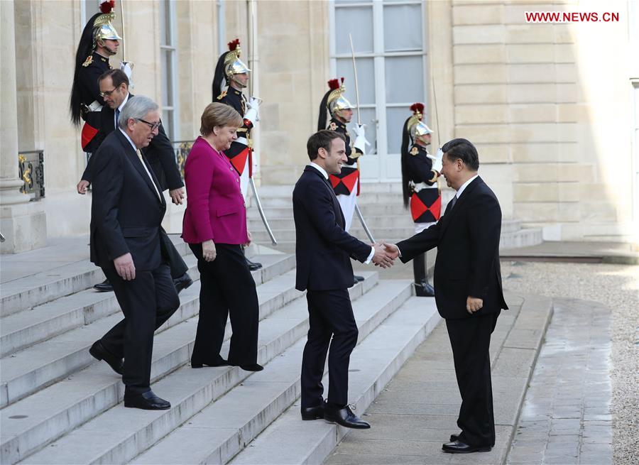 FRANCE-PARIS-CHINA-XI JINPING-FORUM-MEETING