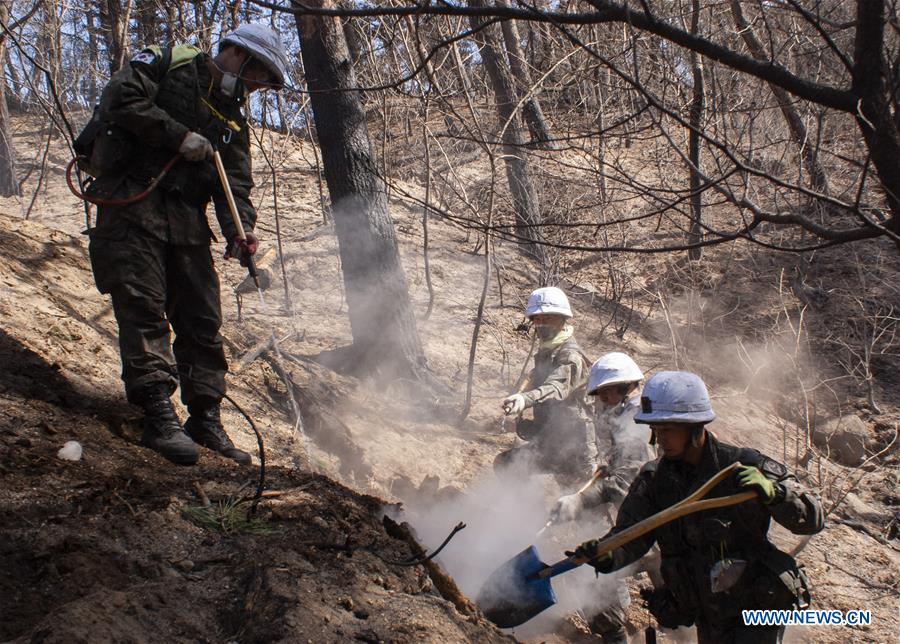 SOUTH KOREA-GANGWON-BLAZE