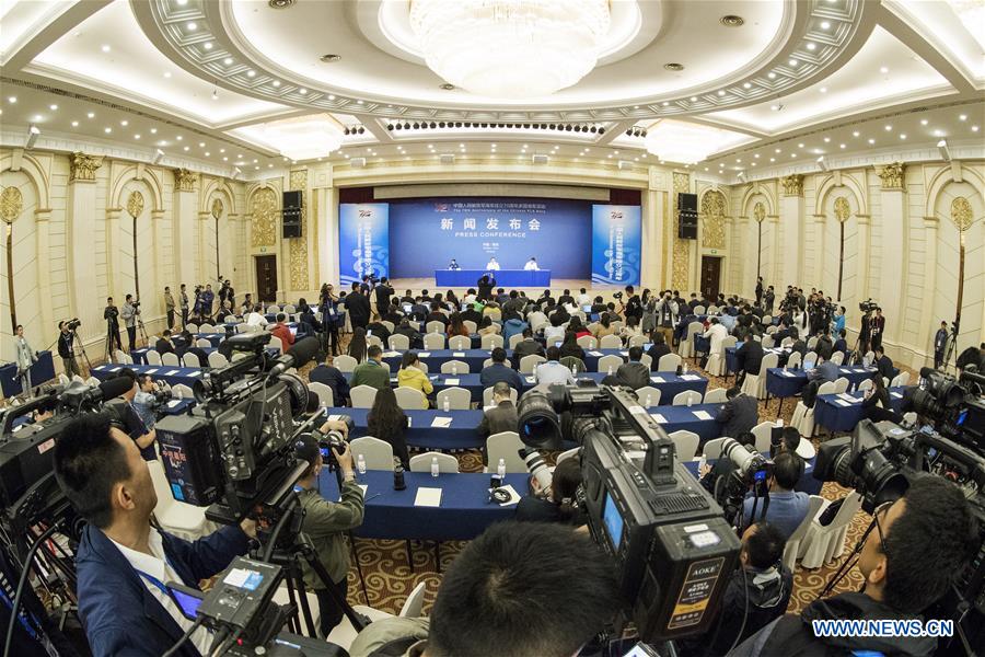 CHINA-QINGDAO-NAVY PARADE-PRESS CONFERENCE(CN)