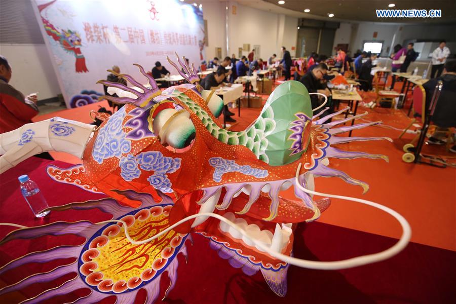 #CHINA-SHANDONG-WEIFANG-KITE MAKING COMPETITION (CN)