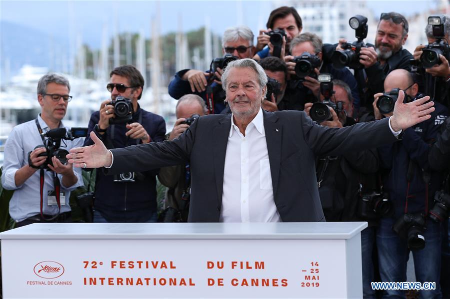 FRANCE-CANNES-FILM FESTIVAL-PHOTOCALL-ALAIN DELON