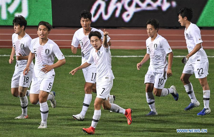 (SP)CHINA-CHENGDU-FOOTBALL-PANDA CUP INTERNATIONAL YOUTH TOURNAMENT-CHN U18 VS KOR U18 (CN)